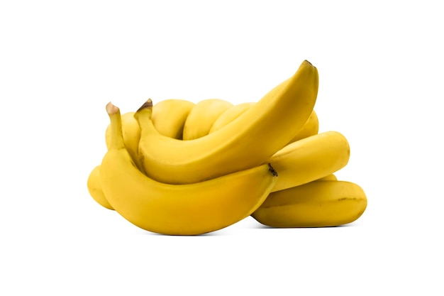 Banane auf weißem Hintergrund