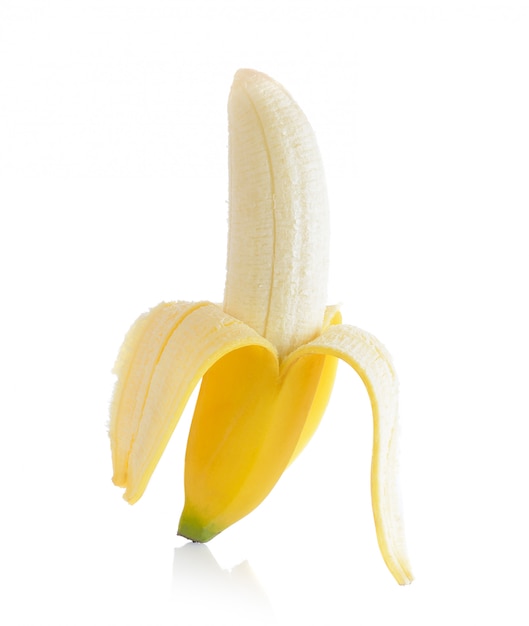 Banane isoliert auf weiß