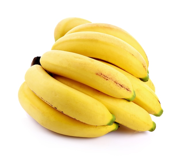 Bananen isoliert auf weißem Hintergrund