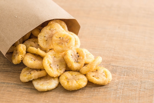 Bananen knusprige Chips