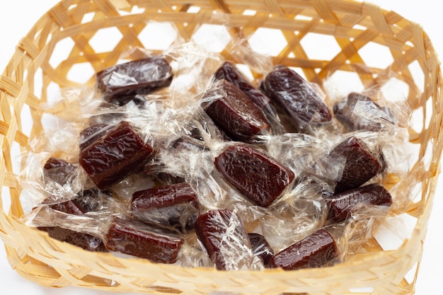 Bananen-Konserven, Süßigkeiten, thailändischer Snack