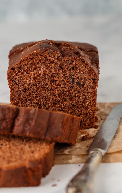 Bananen-Schokoladen-Brotkuchen