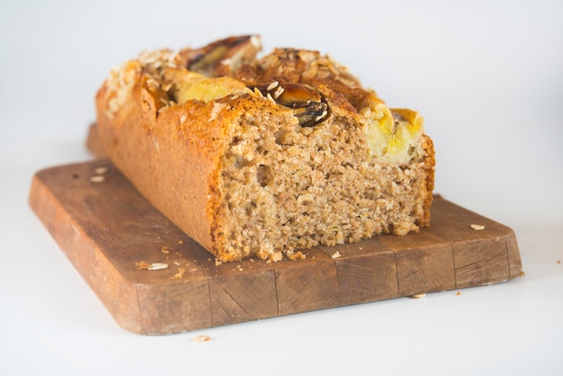 Bananenbrot mit Hafer