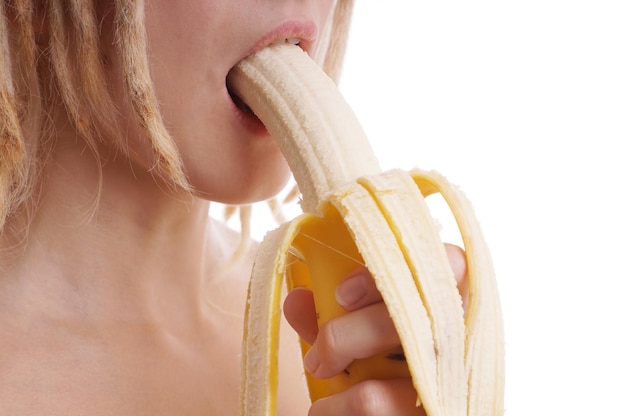 Bananenfellatio