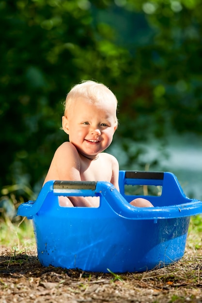 bañarse al aire libre