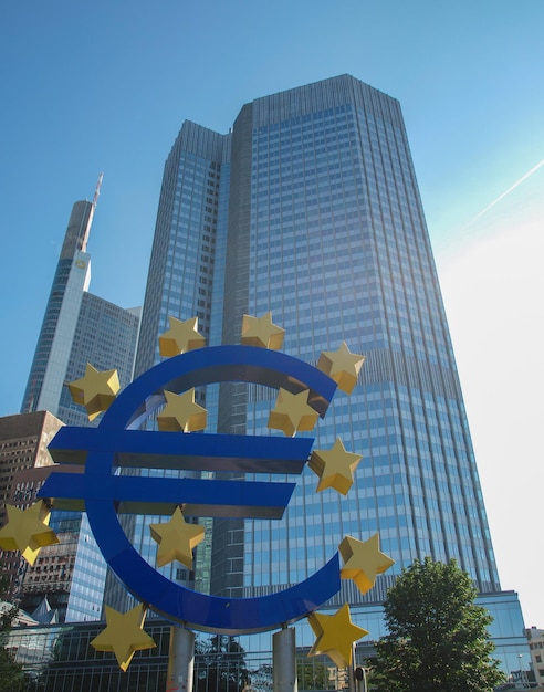 Foto banco central europeo en frankfurt