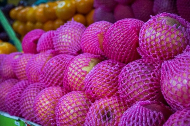 Banco de fotos de frutas locais da Indonésia que parecem frescas