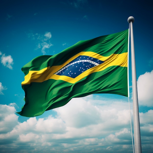 bandeira 3d independência do brasil