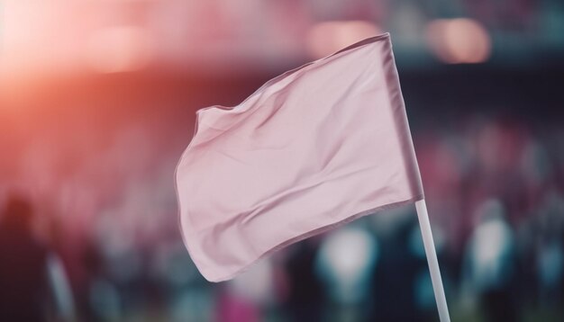 Foto bandeira americana acenando simboliza o patriotismo e a celebração do sucesso gerado pela ia