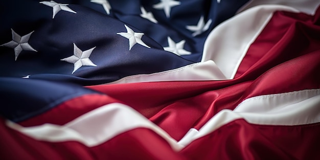 Bandeira americana para o Dia da Memória 4 de Julho