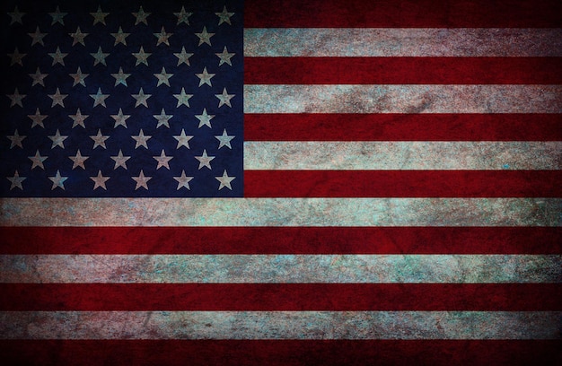 Bandeira americana Vintage