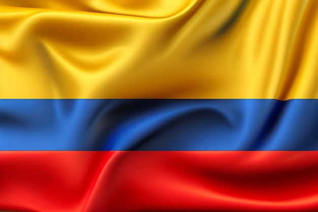 Bandeira colombiana gerada pela IA