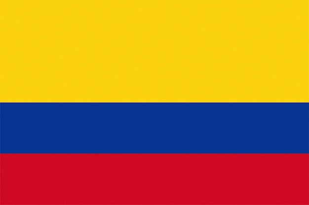 Foto bandeira colombiana texturizada da colômbia