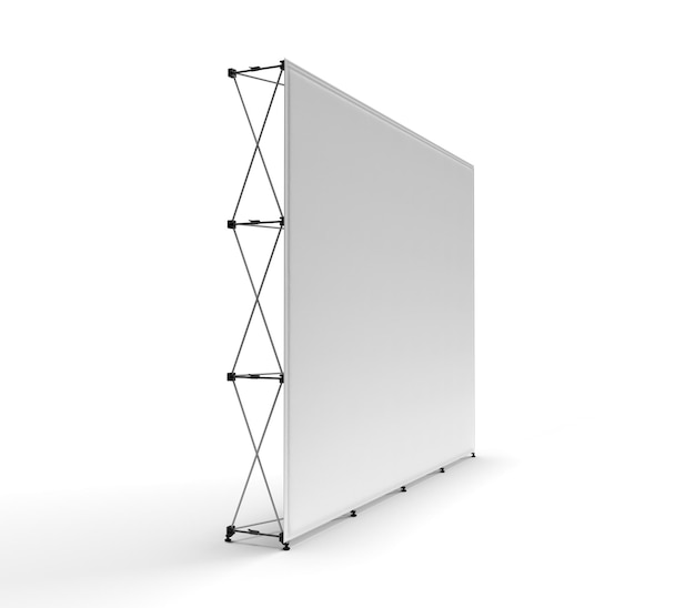 Bandeira da bandeira acenando exibição de exibição ilustração Extreme Shape 1 para maquete e sinalização