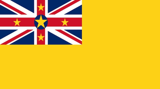 Bandeira da Bandeira Nacional de Niue Bandeira do país insular de Niue