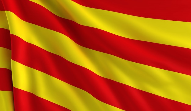 Foto bandeira da catalunha