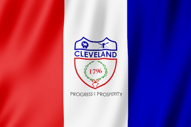 Bandeira da cidade de Cleveland, Ohio (EUA)