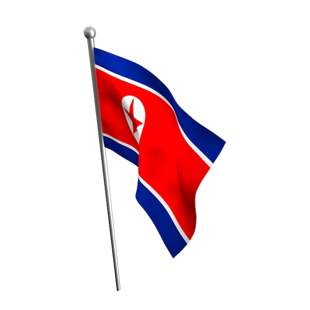 Bandeira da Coreia do Norte