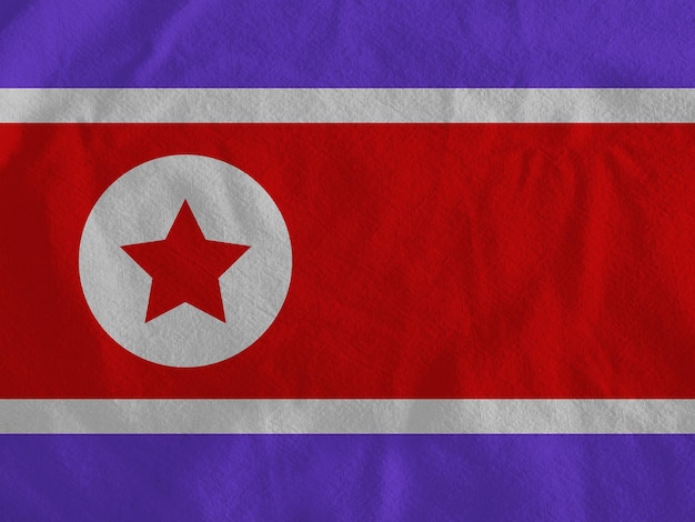 bandeira da coreia do norte