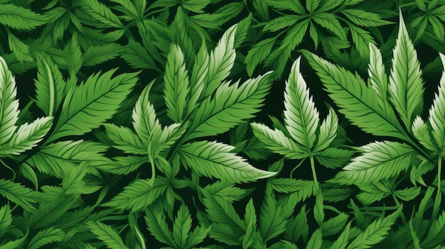 Bandeira da estirpe de Cannabis medicinal revigorante