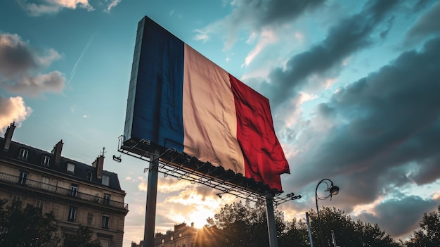 Foto bandeira da frança tricolor francês