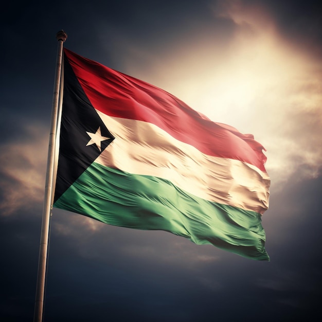 Bandeira da Jordânia de alta qualidade 4k ultra h