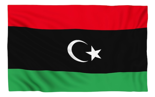 Foto bandeira da líbia