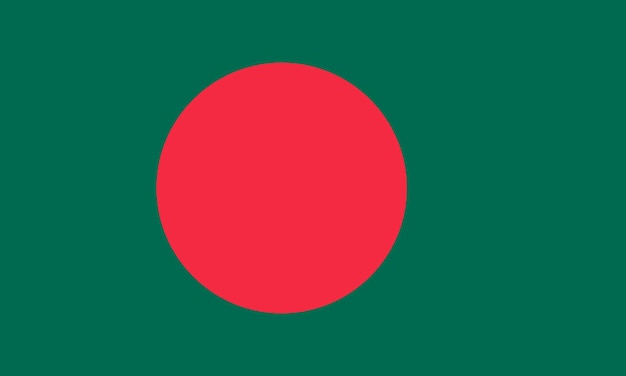 Foto bandeira da nação bandeira de bangladesh