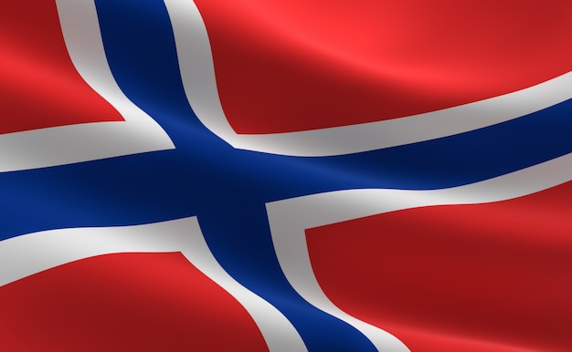 Bandeira da noruega