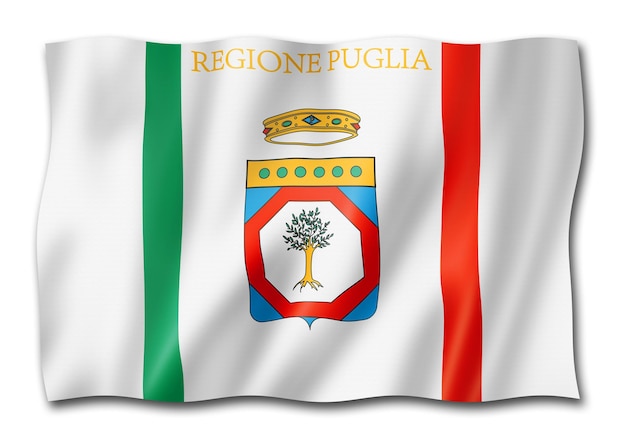 Bandeira da região da Apúlia, Itália