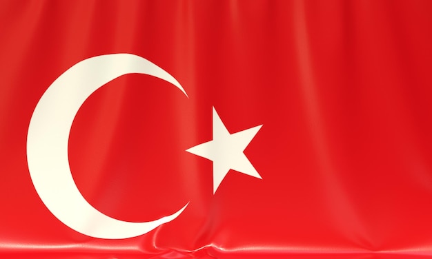 bandeira da Turquia.
