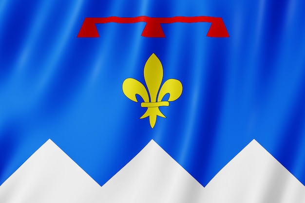 Bandeira, de, alpes-de-haute-provence, frança