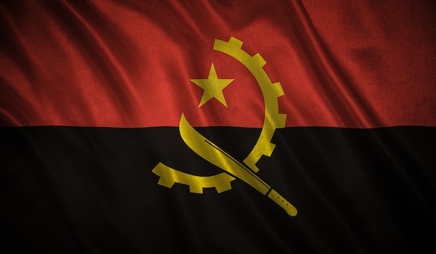 Bandeira de Angola fundo