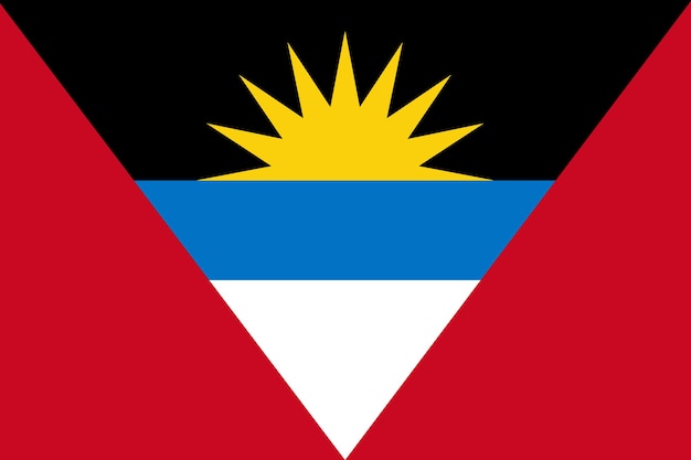 Bandeira de antígua e barbuda