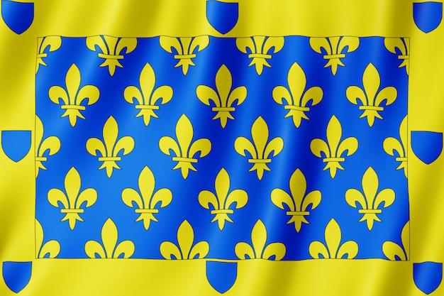 Bandeira, de, ardeche, frança