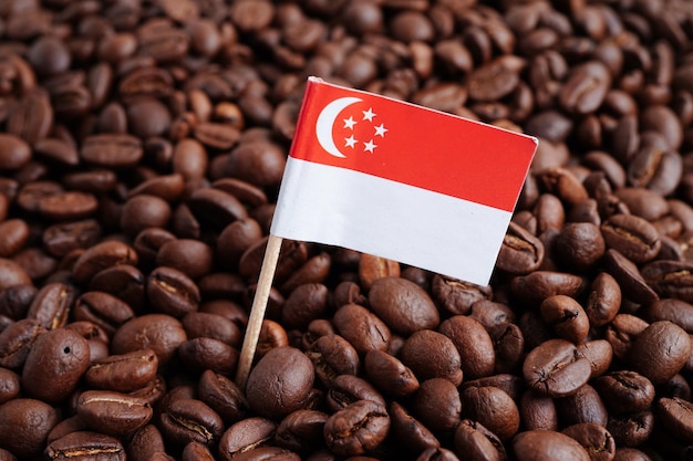 Bandeira de Cingapura em grãos de café compras on-line para exportação ou importação de produtos alimentares