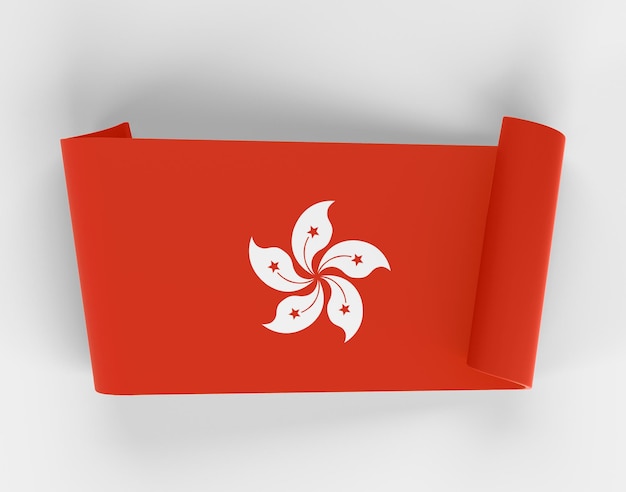 Bandeira de Fita de Hong Kong