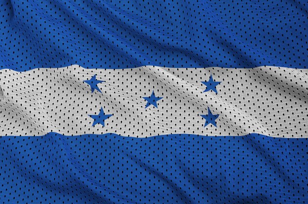 Bandeira de Honduras impressa em um tecido de malha de nylon sportswear de poliéster
