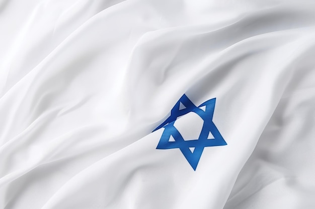 bandeira de israel com bandeira ondulante