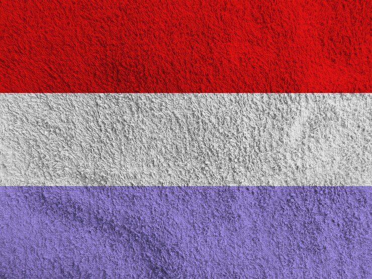 Foto bandeira de luxemburgo