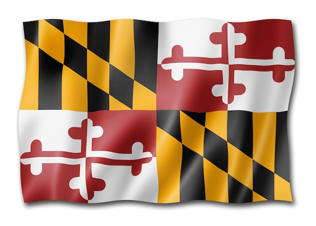 Bandeira de Maryland EUA