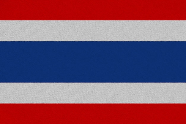 Bandeira de tecido da Tailândia