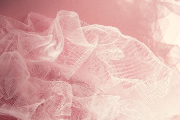 Foto bandeira de textura de malha de tecido de cor-de-rosa suave e arejada