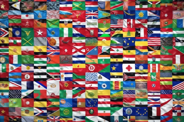 Bandeira de todos os países