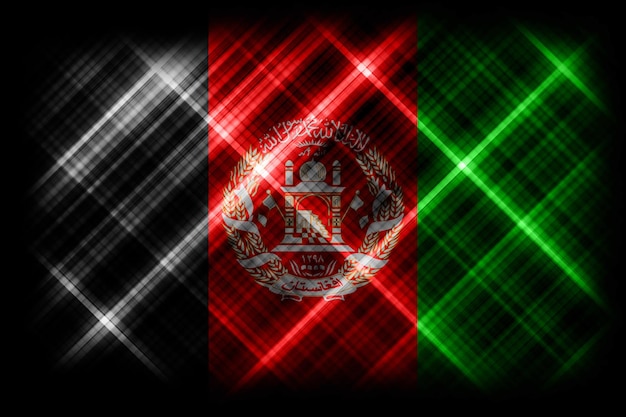Bandeira do Afeganistão, bandeira nacional, bandeira moderna, plano de fundo