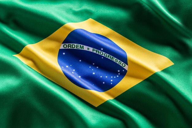 Foto bandeira do brasil símbolo nacional do país e do estado