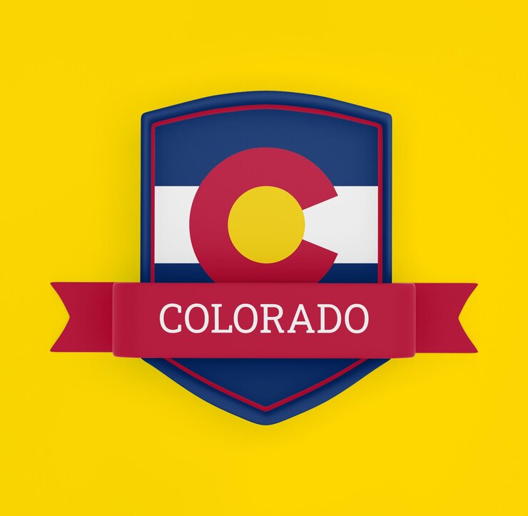 Foto bandeira do colorado com banner