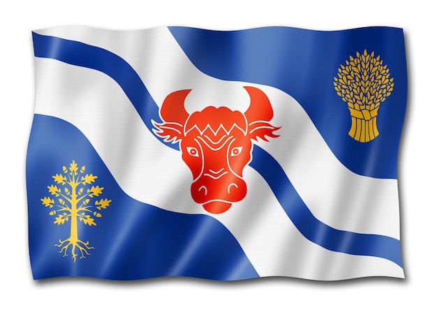 Bandeira do Condado de Oxfordshire Reino Unido