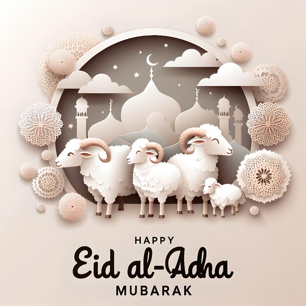 Bandeira do Eid alAdha nas redes sociais