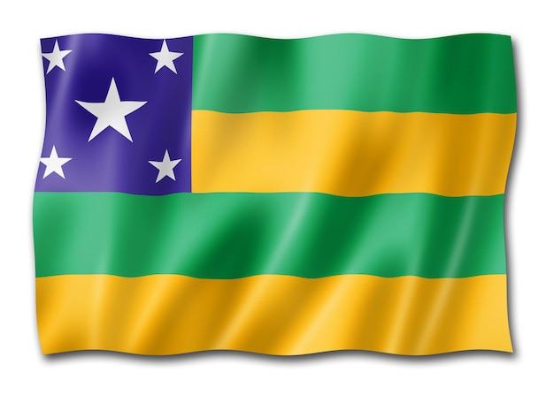 Bandeira do estado de Sergipe Brasil